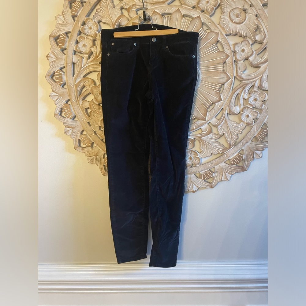 Gap Cotton Black Skinny Leg Pants